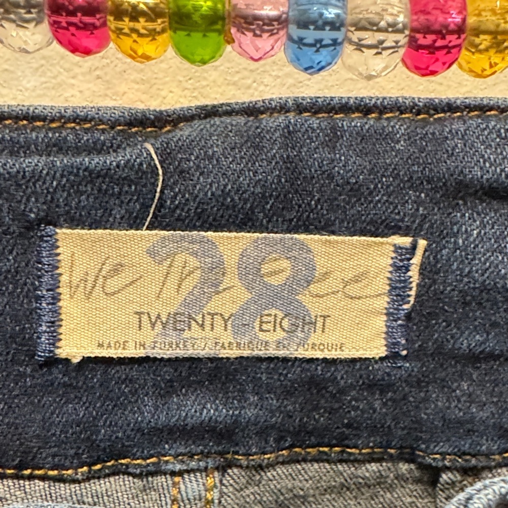 Free People Dark Blue Flare Jeans - Picture 2 of 5